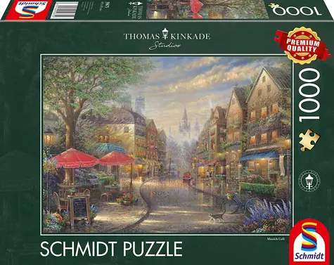 Schmidt Puzzle Kaviareň v Mníchove / 1000 dielikov / 69,3 × 49,3 cm