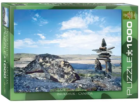 EUROGRAPHICS Puzzle Inukshuk, Kanada / 1000 dielikov / 67,6 x 48,9 cm