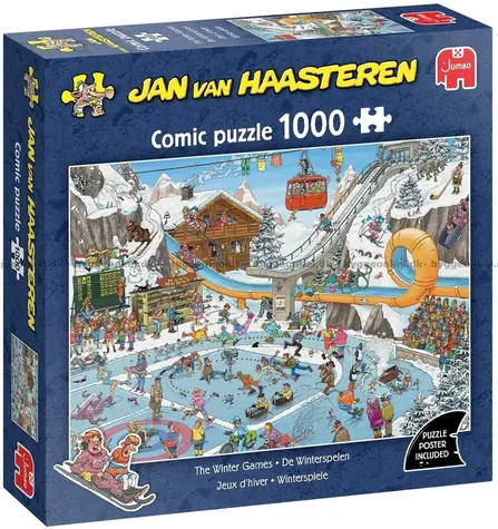 JUMBO Puzzle JvH Zimné hry / 1000 dielikov / od 15 rokov
