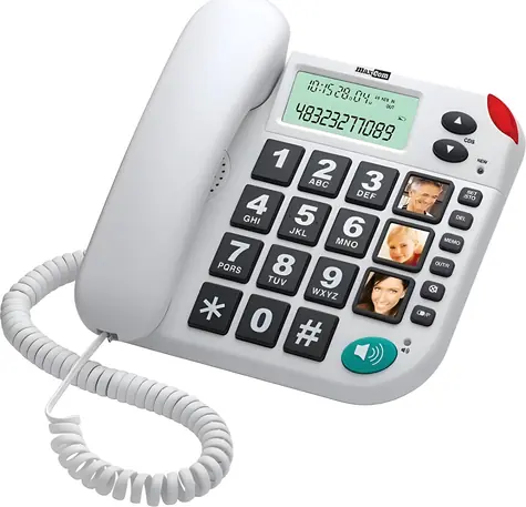 Maxcom KXT 480 biela / Stolný telefón