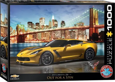 EUROGRAPHICS Puzzle Chevrolet Corvette Z06 / 1000 dielikov / 67,6 × 48,9 cm