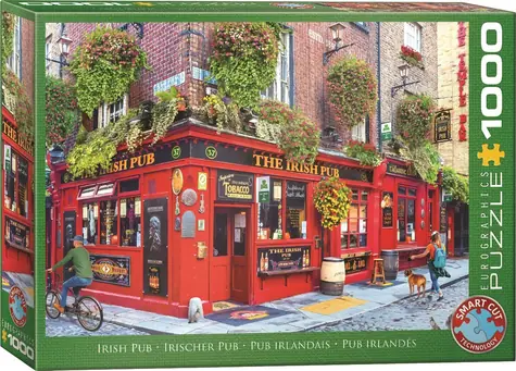 EUROGRAPHICS Puzzle Írska krčma / 1000 dielikov / 68 x 48 cm