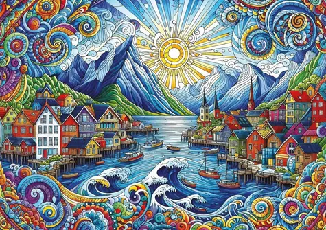 ART PUZZLE Puzzle Keltský vietor / 1500 dielikov / 85 × 60 cm