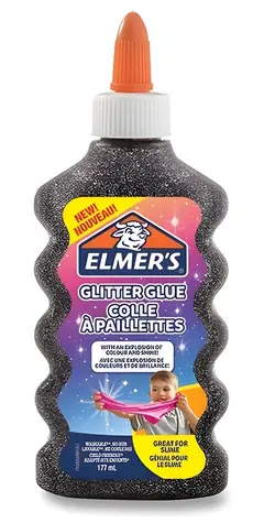ELMER'S Trblietavé lepidlo čierna / Lepidlo / 177 ml
