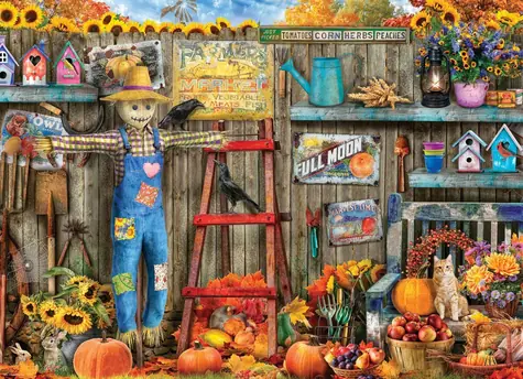 EUROGRAPHICS Puzzle Doba zberu / 1000 dielikov / 68 x 48 cm