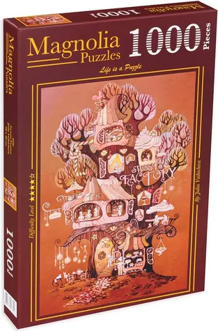 MAGNOLIA Puzzle Továreň na sladkosti / 1000 dielikov / 48 x 68 cm