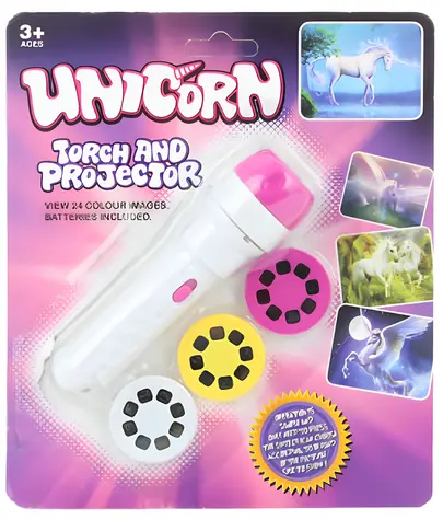 Orion Projektor Jednorožec / 3 kotúčiky / 24 obrázkov / od 3 rokov