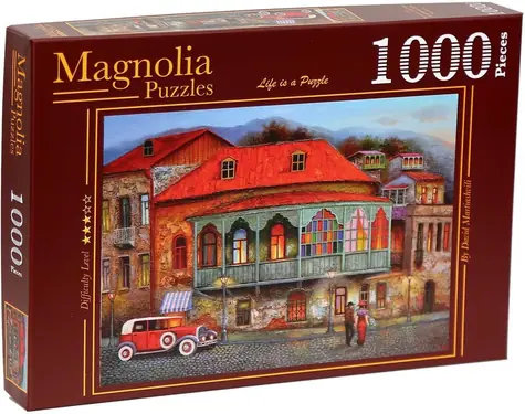 MAGNOLIA Puzzle Ulica starého Tbilisi / 1000 dielikov / 68 x 48 cm