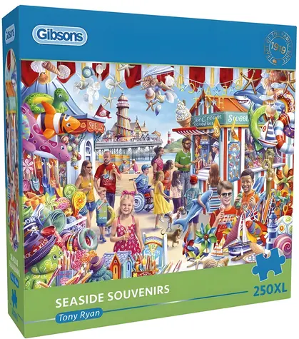 GIBSONS Puzzle Nákup suvenírov pri mori XL / 250 dielikov