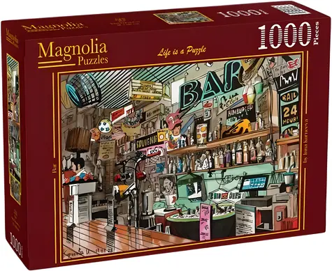 MAGNOLIA Puzzle Bar / 1000 dielikov / 68 x 48 cm