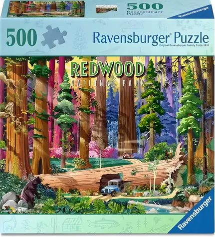 Ravensburger Puzzle National Park: Redwood / 500 dielikov / 49 × 36 cm