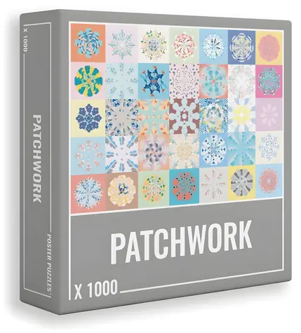 CLOUDBERRIES Puzzle Patchwork / 1000 dielikov / pre dospelých