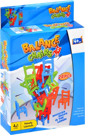 PIXINO Balančná hra Padajúce veže / 24 dielikov / 2-4 hráči