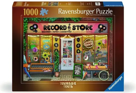 Ravensburger Puzzle Vintage Vinyl / 1000 dielikov