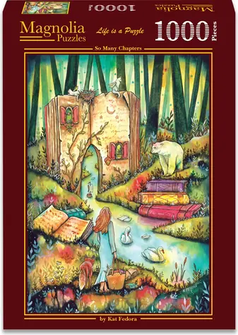 MAGNOLIA Puzzle Toľko kapitol / 1000 dielikov / 68 x 48 cm
