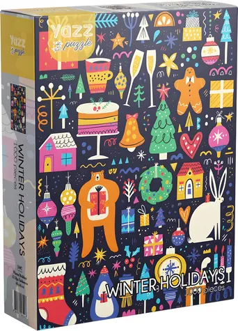 YAZZ Puzzle Zimné prázdniny / 1000 dielikov / 68 x 48 cm