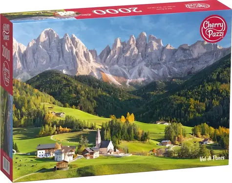Cherry PAZZI Puzzle Val di Funes / 2000 dielikov / 100 x 70 cm