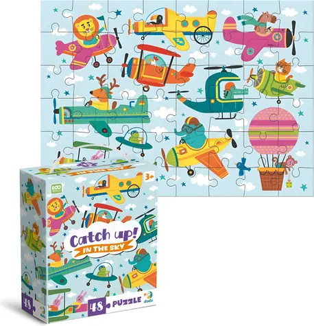DODO Puzzle Chyť je: Na nebi / 48 dielikov / 32 x 23 cm