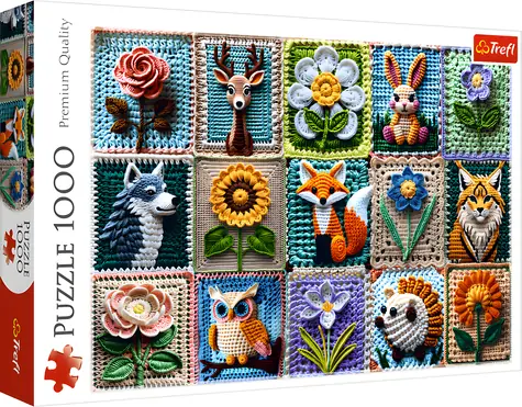 Trefl Puzzle Háčkovanie - Moja vášeň / 1000 dielikov / 68,3 x 48 cm