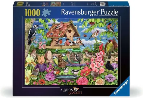 Ravensburger Puzzle Vtáčí stôl / 1000 dielikov