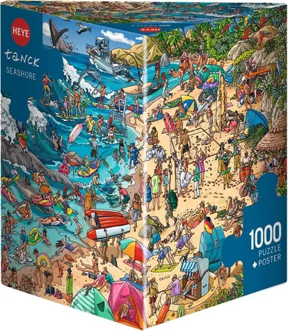 HEYE Puzzle Morské pobrežie / 1000 dielikov / 70 × 50 cm