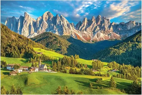 EUROGRAPHICS Puzzle Dolomity - Alto Adige / 1000 dielikov / 68 x 48 cm