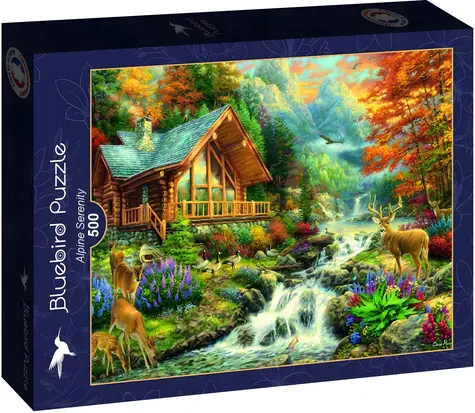 BlueBird Puzzle Alpská pohoda / 500 dielikov / 47,8 x 34,2 cm