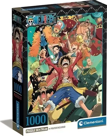 Clementoni Puzzle Compact One Piece / 1000 dielikov / od 18 rokov