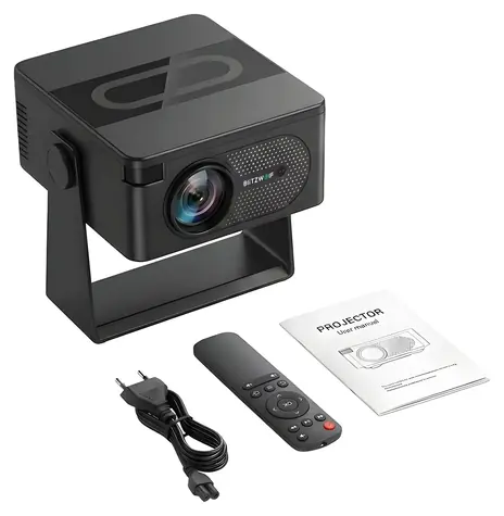 BlitzWolf BW-V1 Ultra / Projektor / LED / Full HD 1080p / Android 9.0 / WiFi 6 / uhol 210 °