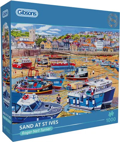 GIBSONS Puzzle Piesok v Saint Ives / 1000 dielikov / 68 × 49 cm