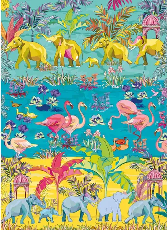 GIBSONS Puzzle HoT: Tropická oáza / 1000 dielikov / 49 x 68 cm