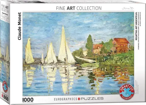 EUROGRAPHICS Puzzle Regata v Argenteuil / 1000 dielikov / 68 x 48 cm