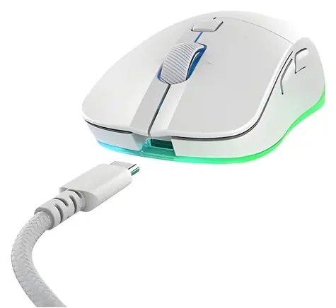 Cherry Xtrfy M50 Wireless biela / Bezdrôtová herná myš / optická / 12000 DPI / 2.4 GHz / 89 g
