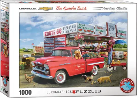 EUROGRAPHICS Puzzle Chevrolet Apache / 1000 dielikov / 67,63 × 48,89 cm