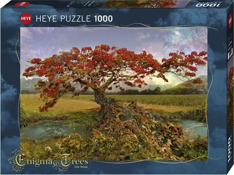HEYE Puzzle Enigma Trees: Stronciový strom / 1000 dielikov / 70 x 50 cm