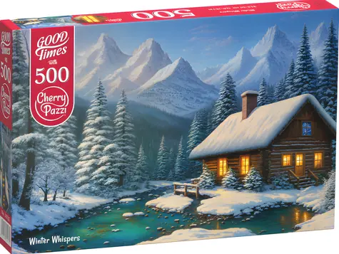Cherry PAZZI Puzzle Zimný šepot / 500 dielikov / 50 x 34,5 cm