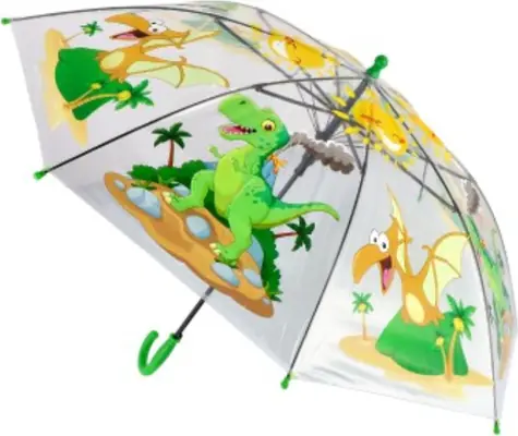 TEDDIES Dáždnik vystreľovací Dinosaurus / Automatické otváranie / priemer 83 cm / dĺžka 64 cm