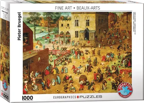 EUROGRAPHICS Puzzle Detské hry / 1000 dielikov / 68 x 48 cm