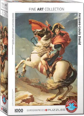 EUROGRAPHICS Puzzle Napoleon prekračujúce Alpy / 1000 dielikov / 48 × 68 cm