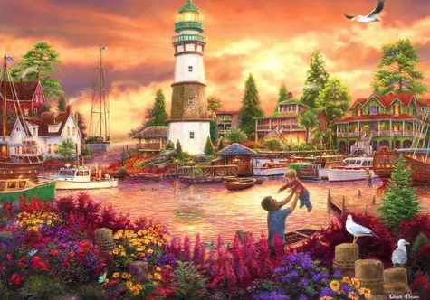 GRAFIKA Puzzle Láska nadnáša / 1000 dielikov / 69 × 47,8 cm