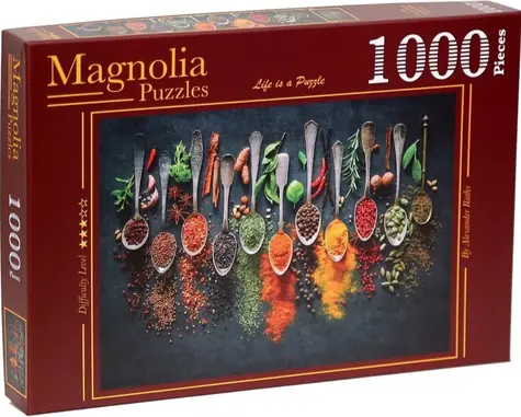 MAGNOLIA Puzzle Bylinky a korenie / 1000 dielikov / 68 x 48 cm