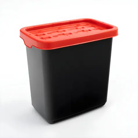 Doloni Úložný box 9 l čierny / Úložný box / plast / 29 x 28 x 18 cm