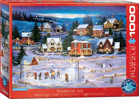 EUROGRAPHICS Puzzle Hviezdy na ľade / 1000 dielikov / 68 x 48 cm