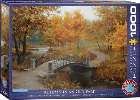 EUROGRAPHICS Puzzle Jeseň v starom parku / 1000 dielikov / 67,6 × 48,9 cm