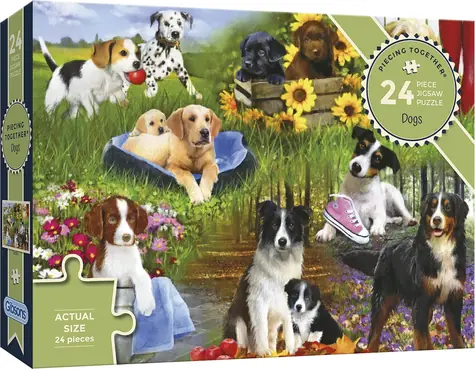 GIBSONS Puzzle Skladáme spolu: Psy / 24 dielikov