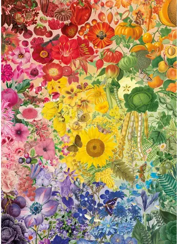 GIBSONS Puzzle Farby prírody / 1000 dielikov / 49 x 68 cm