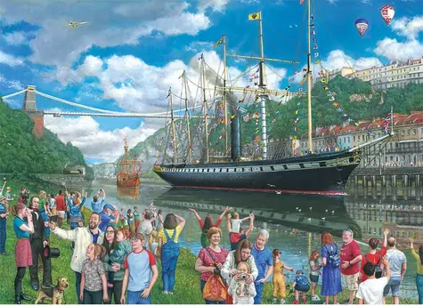GIBSONS Puzzle Predstavenie Odyssey / 1000 dielikov / 49 × 68 cm