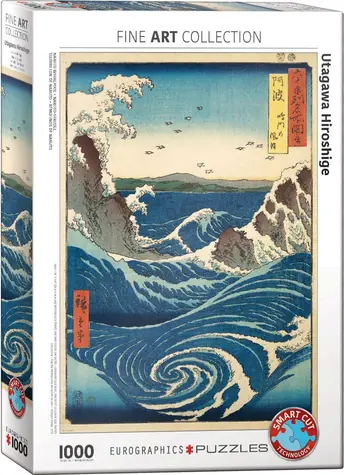 EUROGRAPHICS Puzzle Utagawa Hiroshige: Naruto whirlpool / 1000 dielikov / 48 × 68 cm
