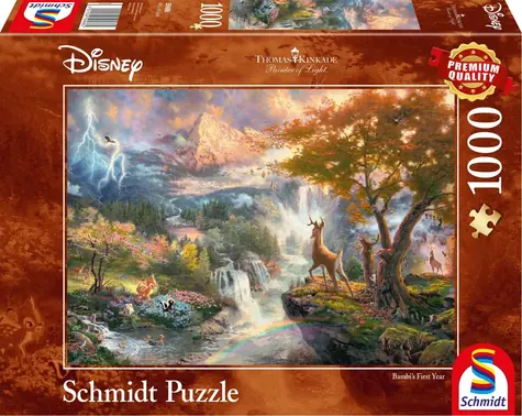 Schmidt Puzzle Bambi: Prvý rok / 1000 dielikov