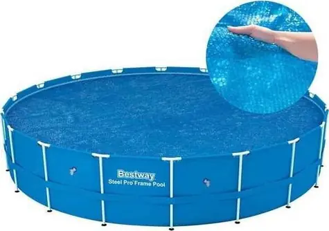 Bestway Solárna plachta na bazén 549 cm / Okrúhla / pre kruhové bazény Bestway 549 cm / PE